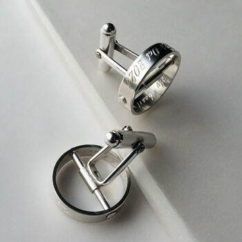 Personalised 'The Day My Life Changed' Cufflinks, 9 of 11
