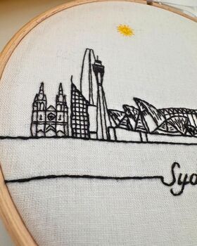 Sydney Skyline Beginners Embroidery Kit, 11 of 11