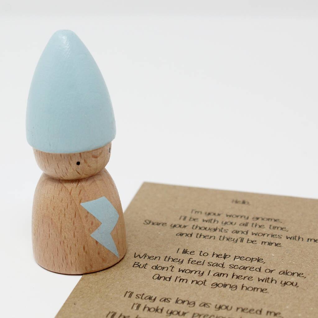 Worry Gnome Peg Doll, 1 of 11