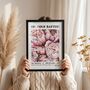 Personalised Baptism Watercolour Print – Floral Keepsake Gift, thumbnail 6 of 7