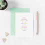 Personalised Bestie Quote Birthday Card, thumbnail 1 of 2
