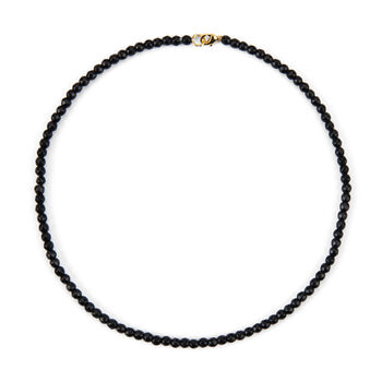 Black Jad Beaded Necklace, 2 of 2