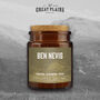 Brown Jar Candle • 'Ben Nevis” • Scented Candle • Special Gift • Hiking • Mountain • Adventure • Gift For Her • Gift For Him • Gift Box, thumbnail 1 of 2