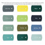 Personalised Eco Golf Luggage Colourful Caddy Bag Tag, thumbnail 2 of 5