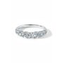 Amelie White Gold Lab Grown Diamond Eternity Band Ring, thumbnail 4 of 5