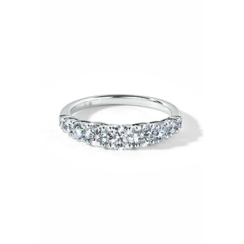 Amelie White Gold Lab Grown Diamond Eternity Band Ring, 4 of 5