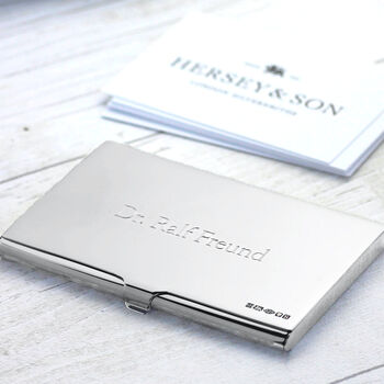 Sterling Silver Card Case, 2 of 7