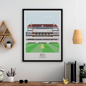 Custom Contemporary Illustration Of Any Cricket Ground, 3 of 8