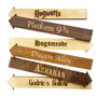 Harry Potter Inspired Place Signs, thumbnail 1 of 2