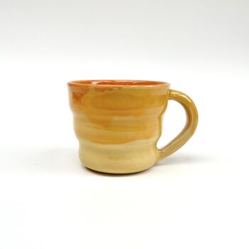 Sunrise Wavy Flat White Mug, 9 of 12