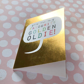 Mini Golden Oldie Card, 5 of 5