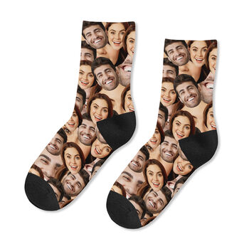 Personalised Couple’s Face Photo Socks, 4 of 5