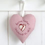 Personalised Tooth Fairy Pillow Heart Gift For Girl, thumbnail 11 of 12