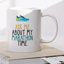 Novelty Funny Marathon Runner Gift Mug, thumbnail 1 of 4