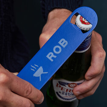 Personalised Bbq Beer Bottle Opener For Men, 2 of 5