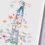 Pisces Birthday Star Sign Print February To March, thumbnail 3 of 9
