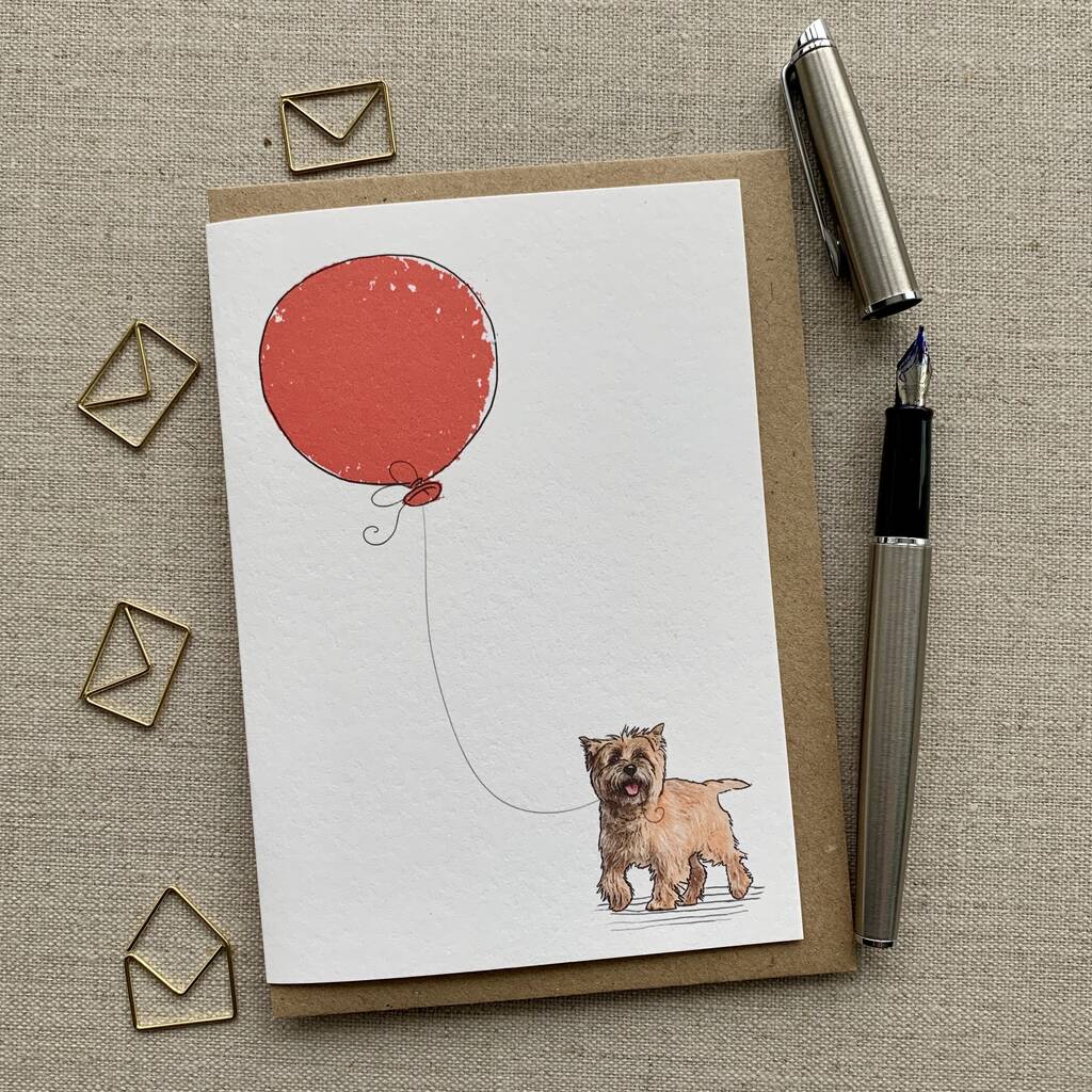 Personalised Cairn Terrier Birthday Card, 1 of 5