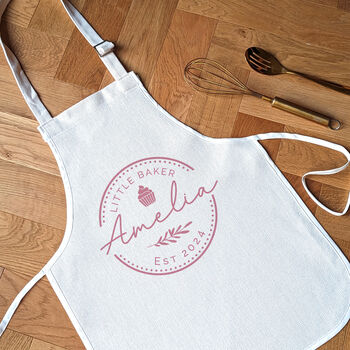 Personalised Baking Apron Mother Daughter Nanny Matching Aprons, 2 of 3