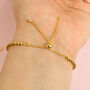 Angel Wing Yellow Gold Sterling Silver Slider Bracelet, thumbnail 3 of 6