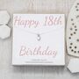 Sterling Silver Necklace – Happy 18th Birthday, thumbnail 1 of 4