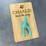 Personalised Dog Lead Hanger. Lead The Way, thumbnail 1 of 7