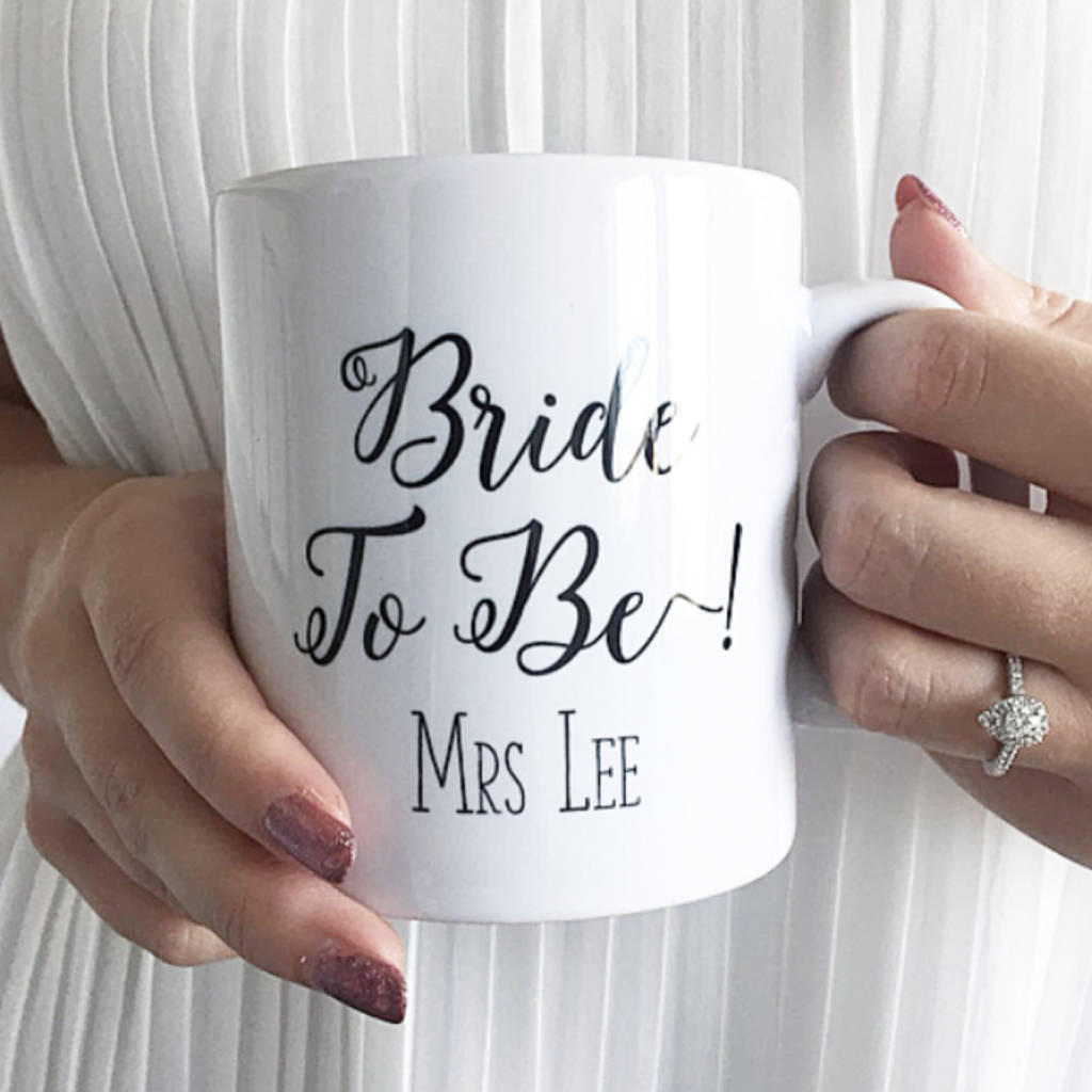 'Bride To Be' Personalised Mug, 1 of 2