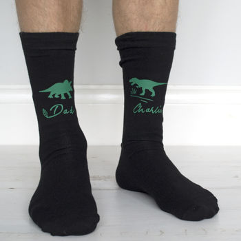 Personalised Dinosaur Socks, 2 of 3