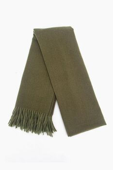 Lucia Heavyweight Scarf Khaki, 3 of 5