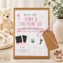 Mess Free Hand And Foot Printing Kit, thumbnail 1 of 5