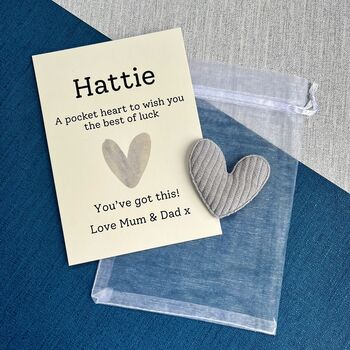 Good Luck Pocket Heart Card, 3 of 4