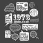 'Events Of 1973' 50th Birthday Gift T Shirt, thumbnail 5 of 5