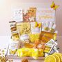 Happy Summer Birthday Sunshine Hug In A Box Spa Gift Pamper Hamper, thumbnail 1 of 12