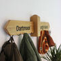 Personalised Oak Coat Rack, thumbnail 2 of 12