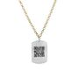 Qr Code Necklace, thumbnail 2 of 3