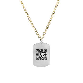Qr Code Necklace, 2 of 3