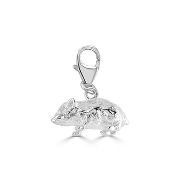 Hamster Charm Sterling Silver, 5 of 12