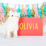 Soft Llama Toy With Personalised Carry Case, thumbnail 1 of 7