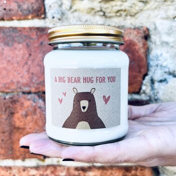 A Big Bear Hug For You Scented Soy Candle, 2 of 6