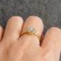 Light Grey Diamond Engagement Ring In 18ct Yellow Gold, thumbnail 5 of 5