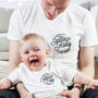 Daddy And Me 'Sleepless Society' T Shirt Set, thumbnail 2 of 8
