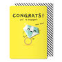 Congratulations Engagement Card | Ring Magnet, thumbnail 1 of 2