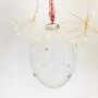 Extra Large Vintage Glass Christmas Bauble, thumbnail 3 of 6