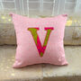 Personalised African Print Letter Cushion, thumbnail 8 of 9