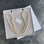 Vintage 24 Inch 7mm Faux Pearl Necklace / Silver Clasp, thumbnail 5 of 5