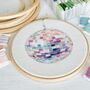 Disco Ball Embroidery Hoop Kit, thumbnail 4 of 4