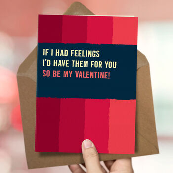 Funny Valentines Card ‘Feelings Of Love’, 2 of 4