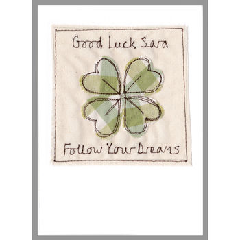 Personalised Good Luck Card, 8 of 12