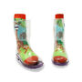 Squelch Transparent Wellies And Three Sock Set Safari, thumbnail 4 of 7