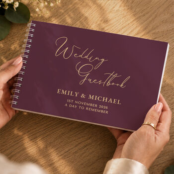 Personalised Wedding Guest Book, 4 of 12