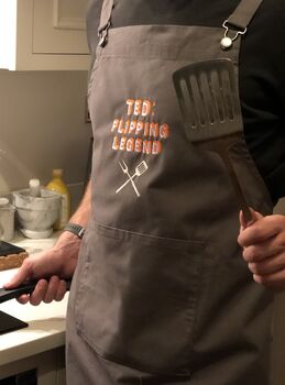 Father's Day Personalised Cooking / BBQ Apron, 4 of 6